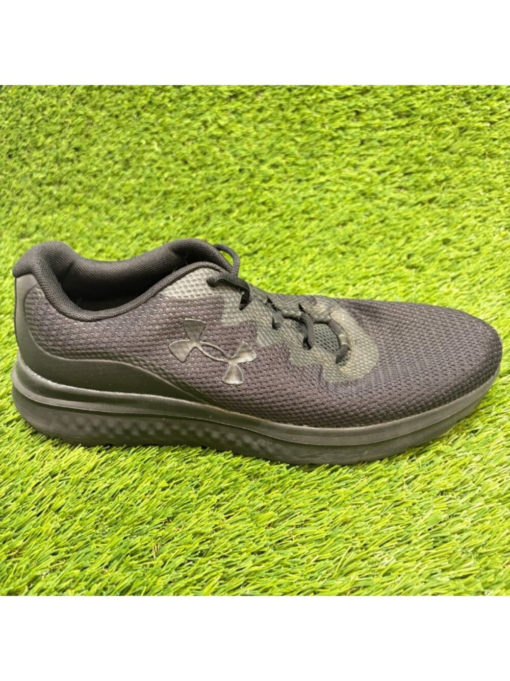 Under Armour Charged Impulse 3 Mens Size 10.5 All Black Running Shoes Sneakers